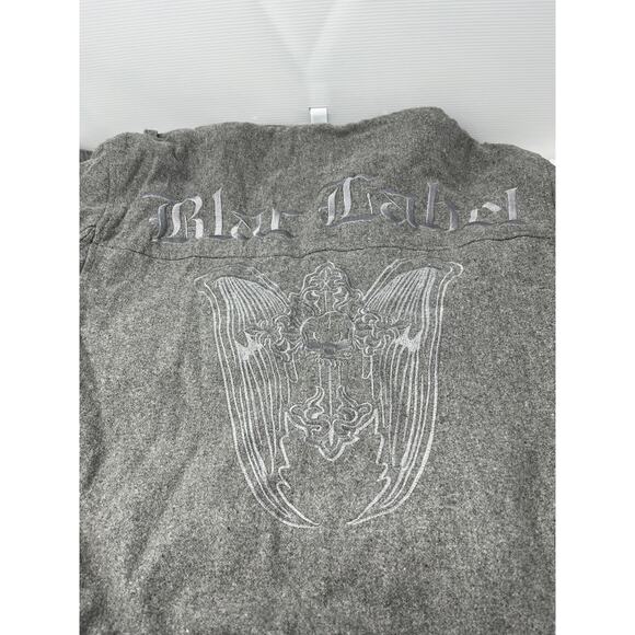 Blac Label Premium Product LXVIII Heavy Jacket Men's XL Wool/Poly Blend Quilted - Picture 15 of 16